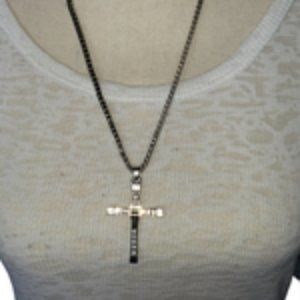 NEW Fast & the Furious Cross Necklace